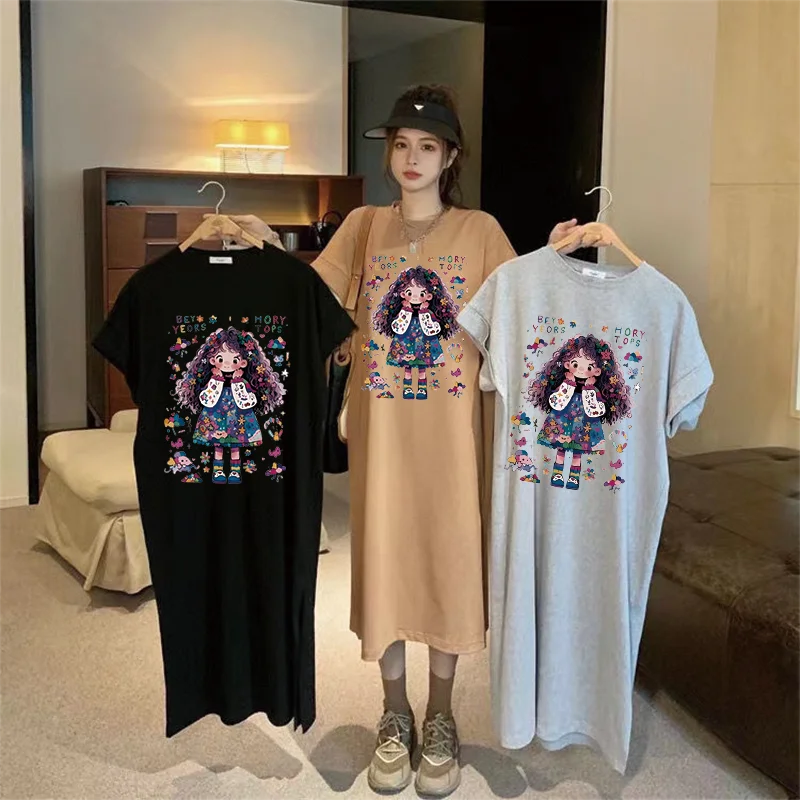 Baby Clothing Sizes - Summer Loose Trend Cartoon Cute Girl