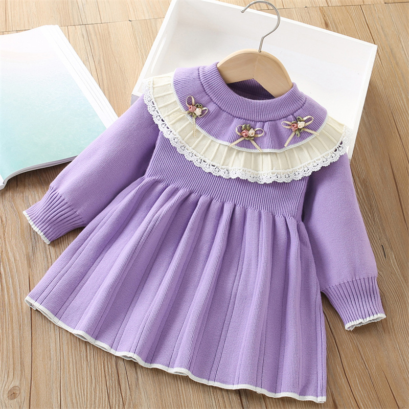 Baby Girls' Knitted Dress Chil - огляд і ціна Baby Clothing Jumper