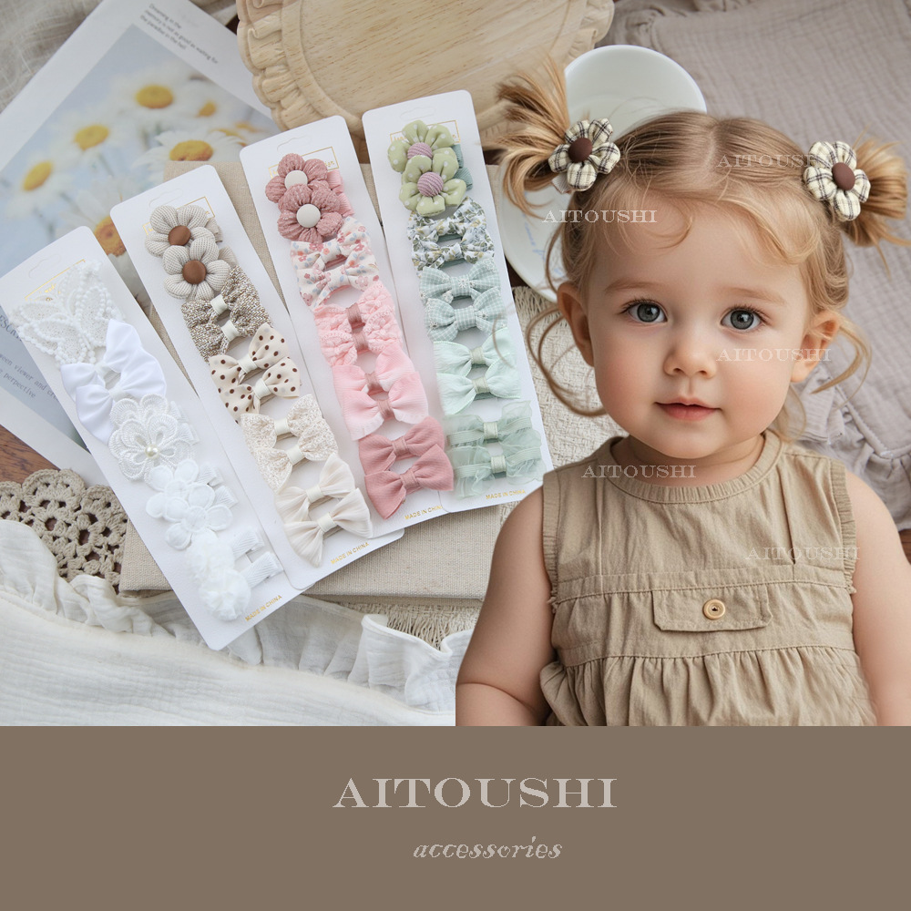 10pcs/Set Baby Hair Accessorie - огляд і ціна Baby Clothing Material