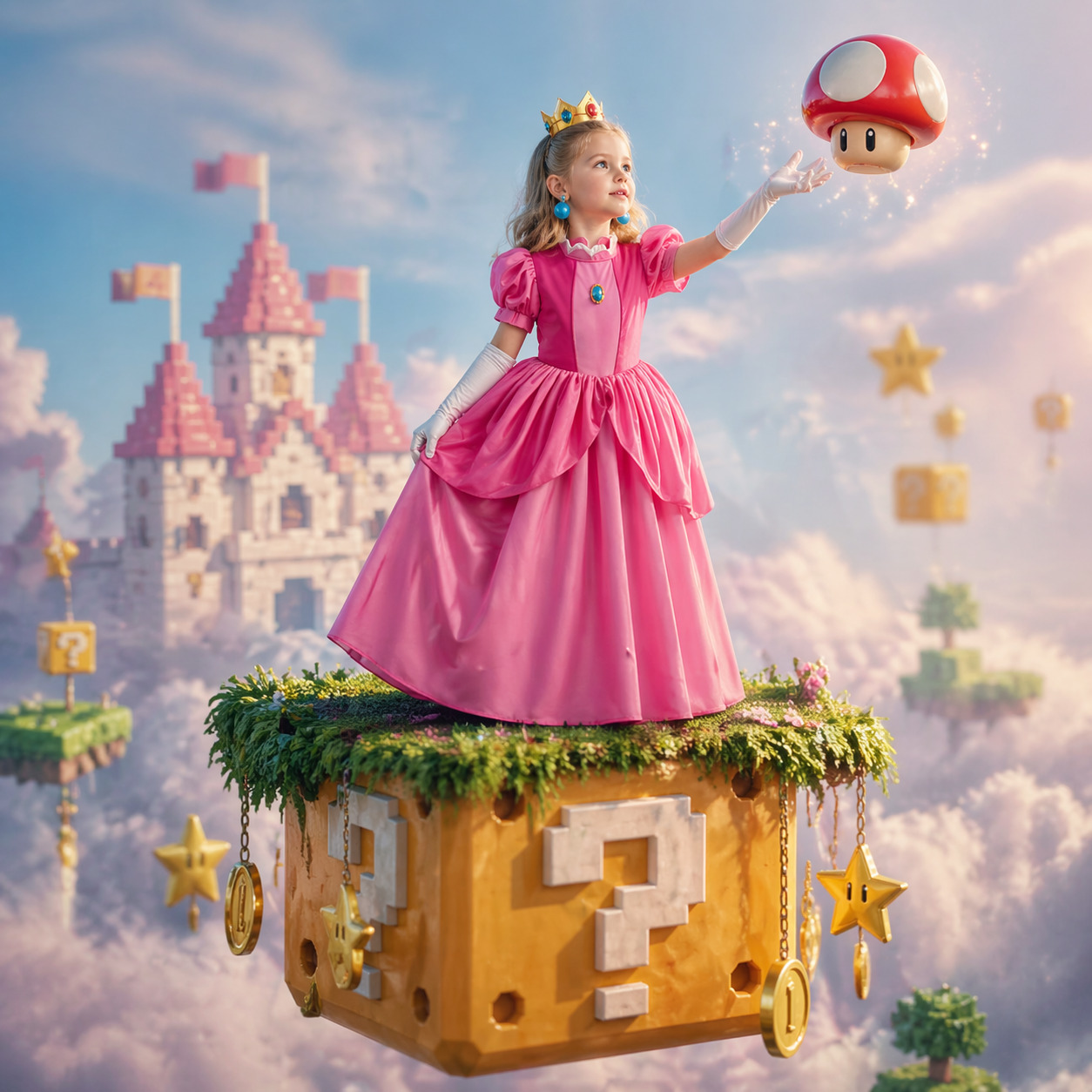 Princess Peach Style Dress Up  - огляд і ціна Baby Clothing Sizes