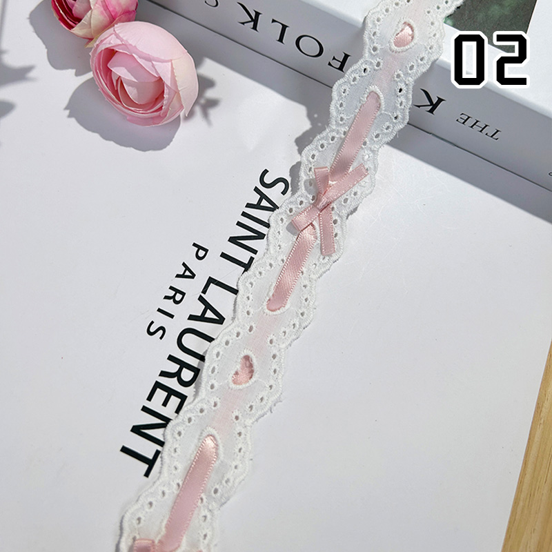 1yard Bow Pleated Lace Lolita  - огляд і ціна Baby Clothing Material