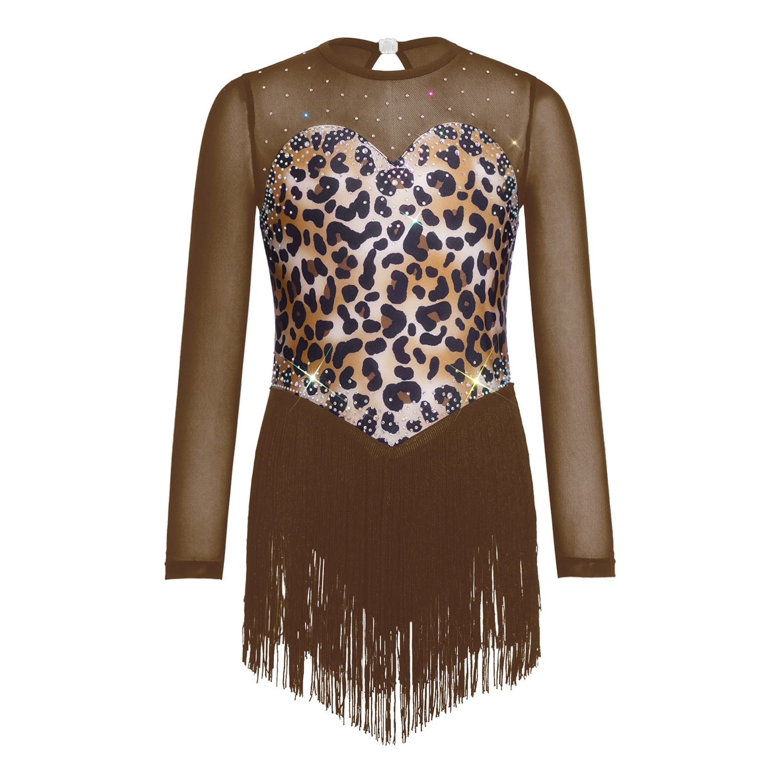 Girls Leopard Sheer Mesh Rhine - огляд і ціна Baby Clothing Sizes