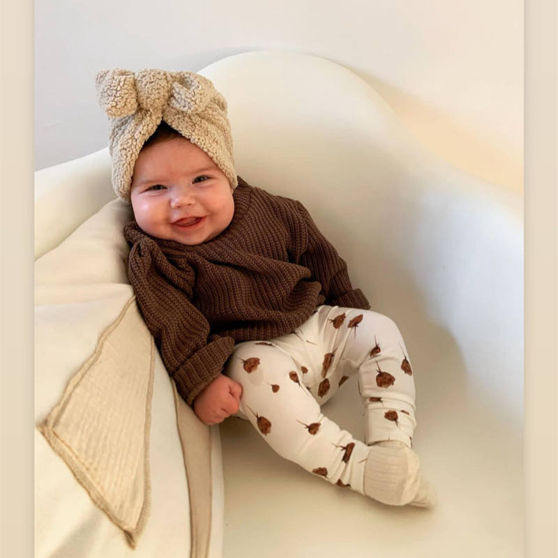 Cute Newborn Baby Knot Turban  - огляд і ціна Baby Clothing Material