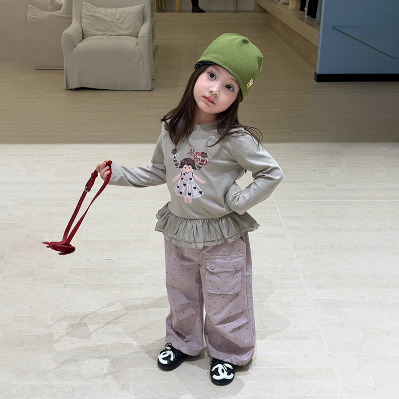 Girls T-shirt 2026 Spring and  - огляд і ціна Baby Clothing Yarn