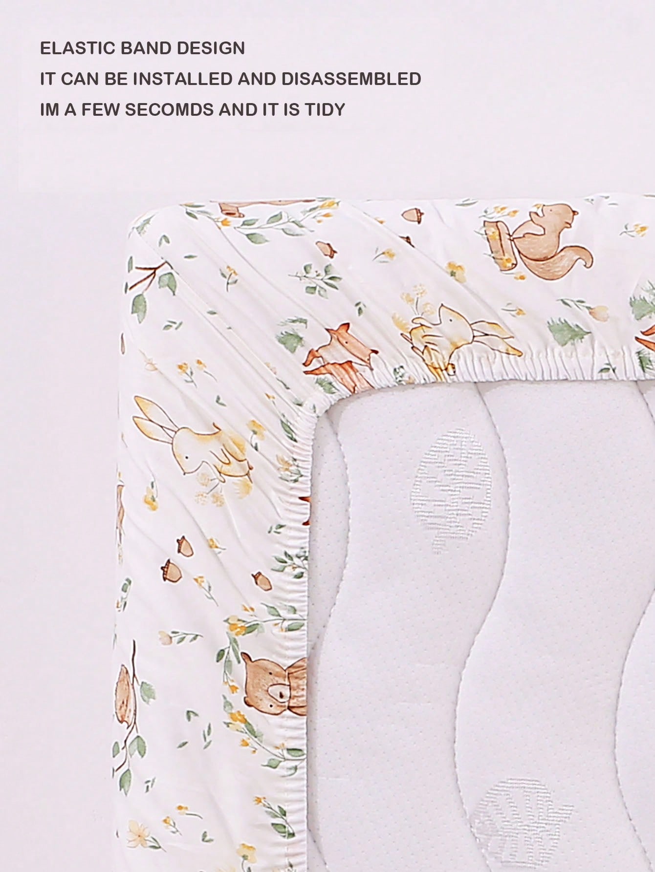 1pc Baby Crib Fitted Sheet wit - огляд і ціна Baby Clothing Material